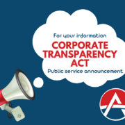 For your information, Corporate Transparency Act in a Public Service Announcement