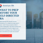 Self-Directed IRA prep