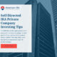 Self-Directed IRA Private company investing tips