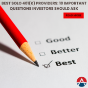 Solo 401(k) Provider